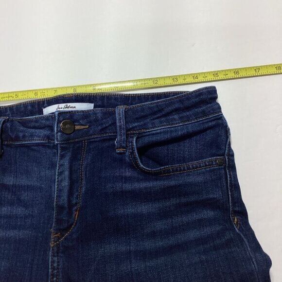 Sam Edelman Jeans The Kitten Mid Rise Skinny Ankle Size 29 Women's Raw Hem - Picture 8 of 11